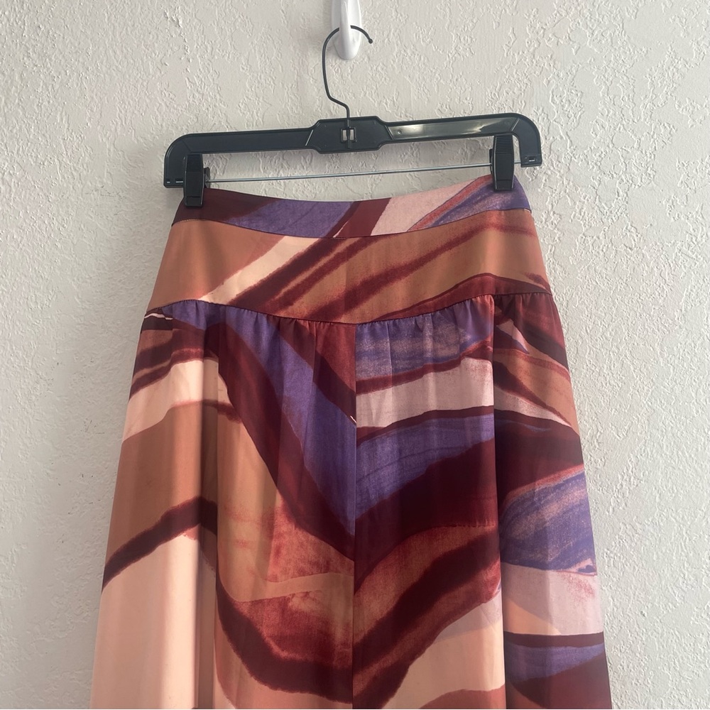 Banana Republic 18 Women's Drop Waist Maxi Skirt Purple - Picture 4 of 8